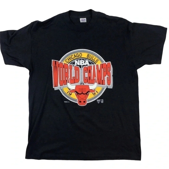 trench Other - Vintage 1991 Chicago Bulls NBA single stitch T-shirt​